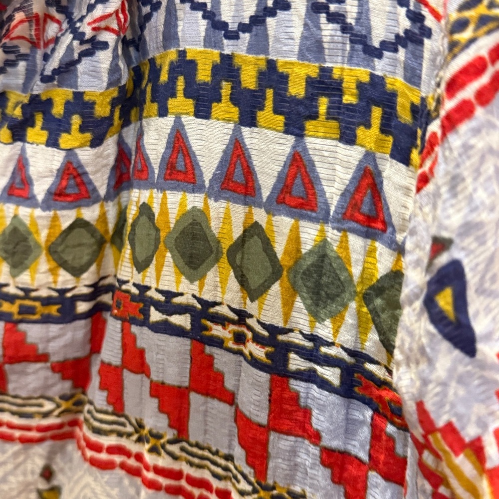 Multiples Multicolor Geometric Utility Shirt/Jacket - Picture 2 of 16